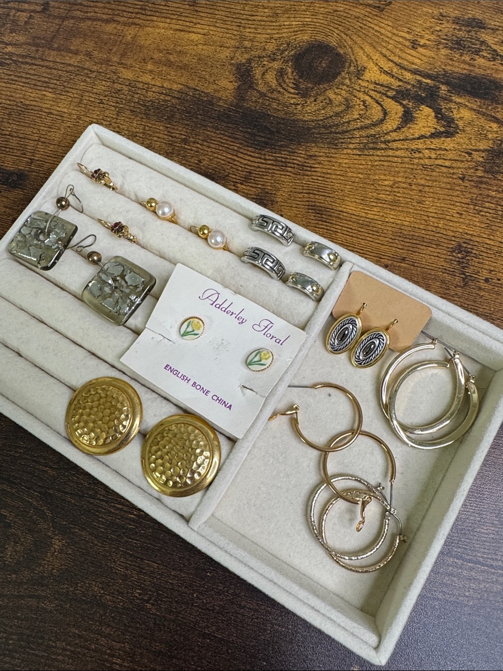 Gold and Silver Mixed Earring Lot